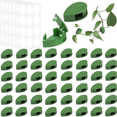 50 Stuks Wandmontage Plant Houders voor Klimplanten - Zelfklevende Steun voor Binnenplanten, Onzichtbare Acryl Houders voor Tuinieren en Plantondersteuning