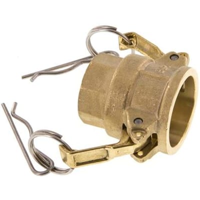 Camlock DN 20 (3/4'') Koppeling MessingRp 3/4'' met binnendraad Type D MIL-C-27487