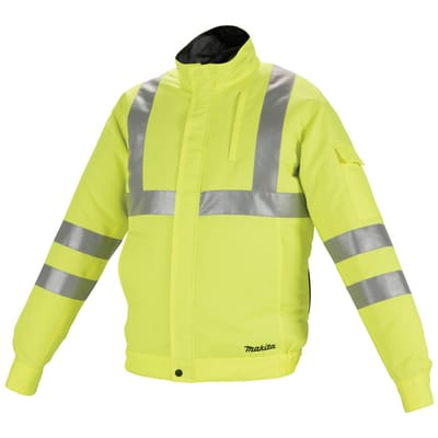 Makita DFJ214ZL Accu-klimaatjack maat L Maat: L Neon-geel