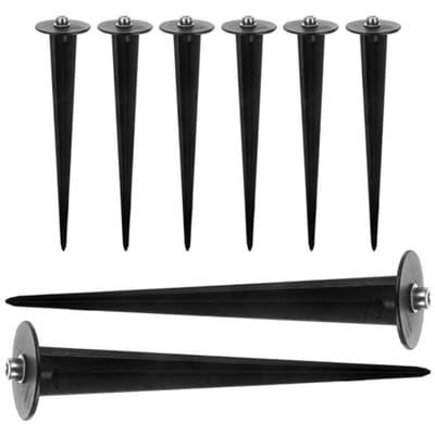 Metalen Grondpennen voor Tuinverlichting - 8 Stuks