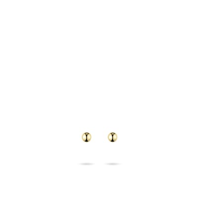Jewels Inc. - Oorbellen - Oorstekers  - Glad Bol - 2.5mmØ - 14 Karaat Geelgoud