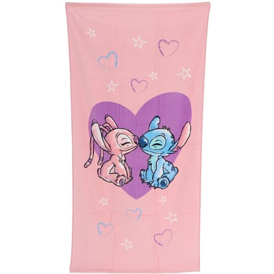 Disney Lilo & Stitch Strandlaken Love - 70 x 140 cm - Katoen