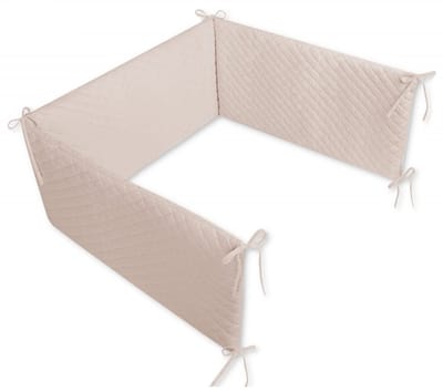 Babybam Bedomrander Soft Velvet Beige-210 X 30 cm