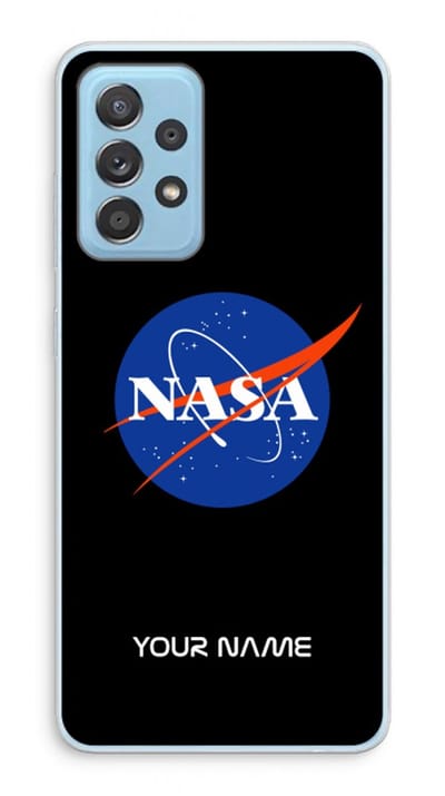 Gepersonaliseerd - Case Company® - Hoesje geschikt voor Samsung Galaxy A73 hoesje - NASA - Soft Cover Telefoonhoesje - Bescherming aan alle Kanten en Schermrand