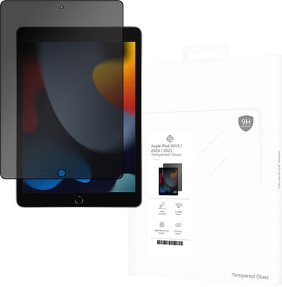 Cazy privacy Screenprotector geschikt voor iPad 9e generatie (2021) 10.2 inch / 8e generatie (2020) 10.2 inch / 7e generatie (2019) 10.2 inch - Anti Spy Screenprotector
