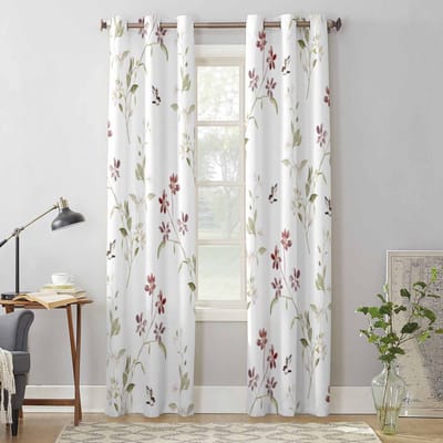 Bloemen Bladeren Dieren Vogels Raamgordijnen voor Woonkamer Luxe Slaapkamergordijn Keuken Jaloezieën Draperieën Gordijnen 135W x 92H(cm) x1