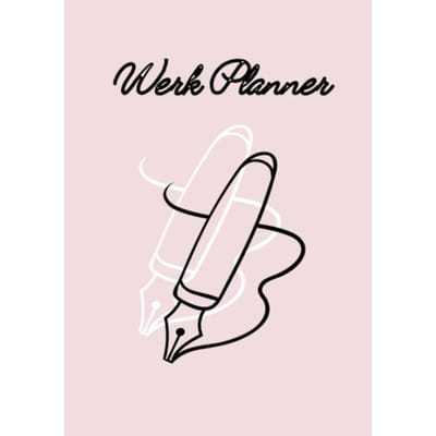 Werkplanner - To Do Planner - A4 Ongedateerd Pink. - Kris Degenaar