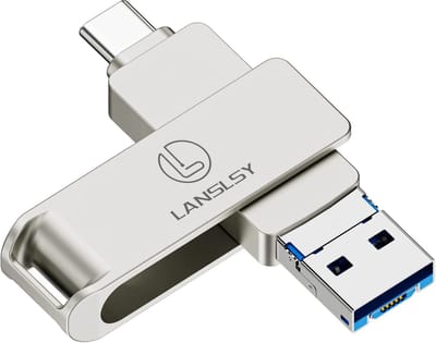 USB-C & USB 3.0 Flash Drive 128GB - Snelle Geheugenstick voor Telefoon en PC