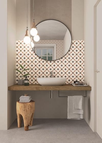 Keramische wand- en vloertegels, fijnsteengoed, Regent Sand, 16,5 x 16,5 cm, 1,1 m²