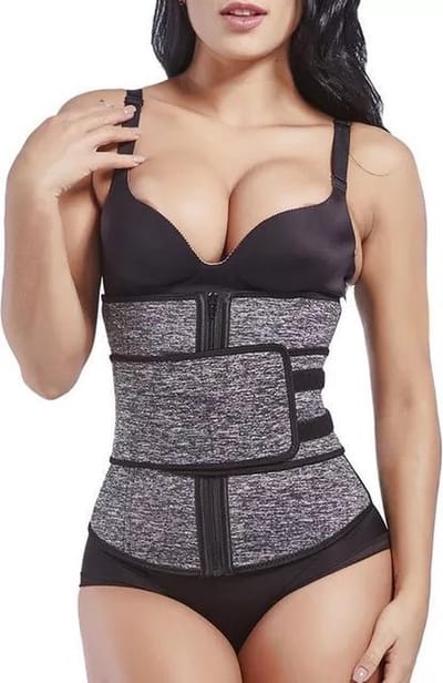 Saizi 'Waist Plus' Sport Afslank Band - 7 baleinen - Neopreen - Maat S (kledingmaat 34/36)