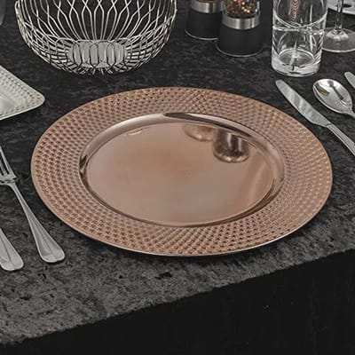 33cm Kerst Diner Oplader Platen - Placemats voor Eettafel & Feestdecoratie