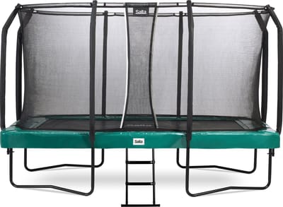 Salta First Class - Trampoline met veiligheidsnet en ladder - 427 x 244 cm - Groen