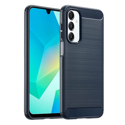 imoshion Hoesje - Geschikt voor Samsung Galaxy A16 (4G) / A16 (5G) - Brushed Backcover - Donkerblauw