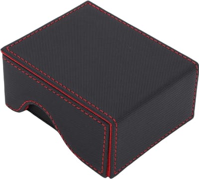 MIRA® Dice Tower - Dobbeltoren - Dobbelsteen Toren - Zwart/Rood - 11cm x 9cm x 6cm