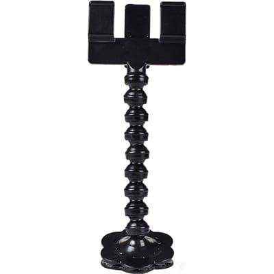 Pince à friandises pour selfie de chien rotative stable ferme chat animal de compagnie bâton à selfie fixation pour smartphone pour téléphone black