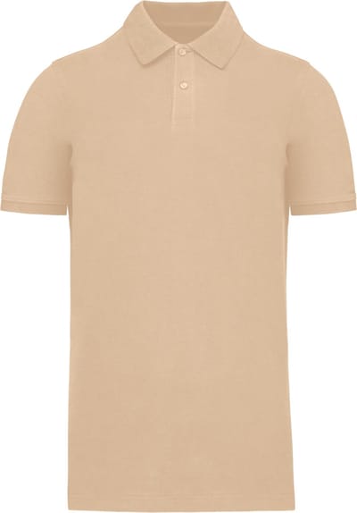 Kariban Piqué-herenpolo Bio180 K2025 - Light Sand - XS