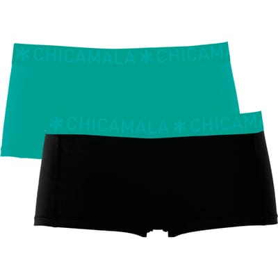 Chicamala Dames Boxershorts – 2 Pack – Ondergoed – Kleding – 95% Katoen – Normale Lengte – Dameskleding – Onderbroeken Dames