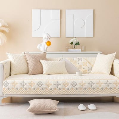 Boheems Katoenen Bankovertrek voor Woonkamer Antislip Bankkussen Handdoek Universeel voor Alle Seizoenen Bankovertrek Rugleuning Handdoek Woondecoratie 45x45 pillowcase 1pc