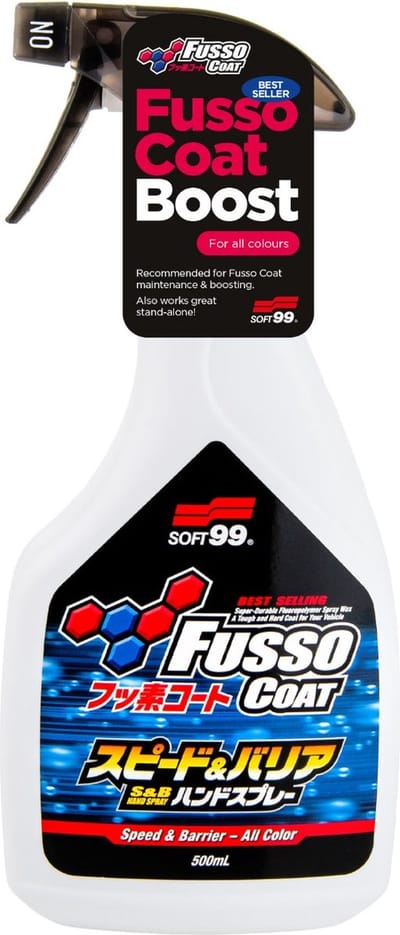 Soft99 Fusso Coat Speed & Barrier - Auto Wax Spray 500ml