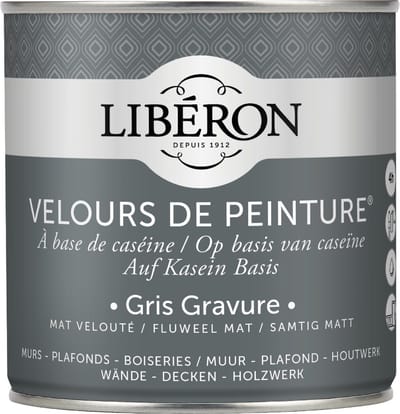 Liberon Velours De Peinture Muurverf - Mat - Gris Gravure - 0,5l