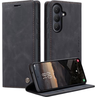 Caseme Samsung Galaxy S26 Business Bookcase Hoesje Zwart