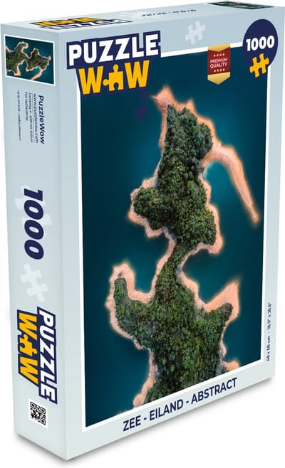 Puzzel Zee - Eiland - Abstract - Legpuzzel - Puzzel 1000 stukjes volwassenen