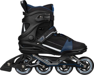 Nijdam Inline Skates - Alu chassis - Circuit Cruiser - Maat 37 - Zwart