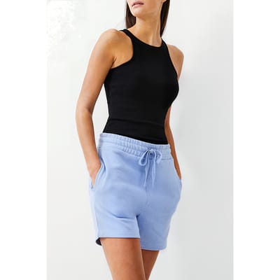 French Connection Fc Sweat Short Washed Blue Taglia: XS | Canottiere Outlet | Donna | Blu