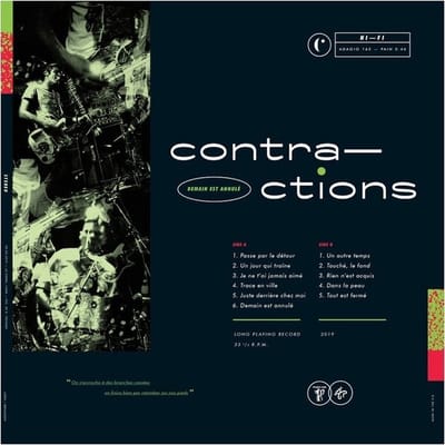 Contractions - Demain Est Annulé (LP)