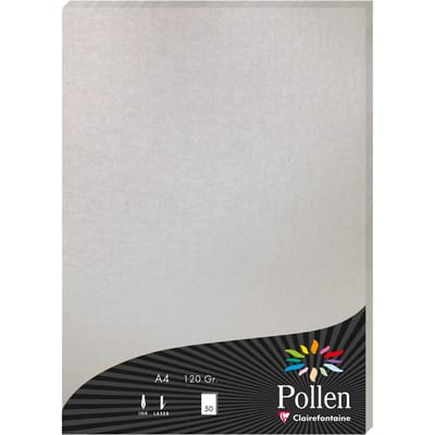 Stuifmeel van Clairefontaine Papier DIN A4, zilver