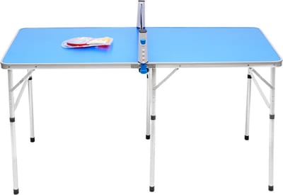 Nivard Tafeltennis Net - Pingpong Set - Pingpongbatjes - Pingpongballen - Table Tennis - Blauw