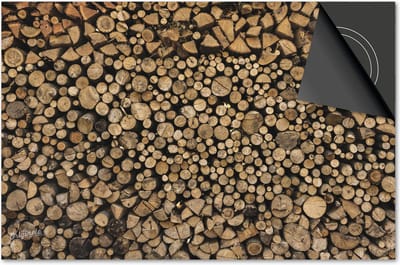 Inductie beschermer 60x60 - afdekplaat inductie mat - Dietrix Kookplaat beschermer - Exclusief - Hout en Boom - Kleine stronken op elkaar
