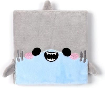 "Shark Plush Fluffies Notebook - Schrijfblok A5 - Zacht Pluche Notitieboek - Leuk voor Kinderen en Tieners"