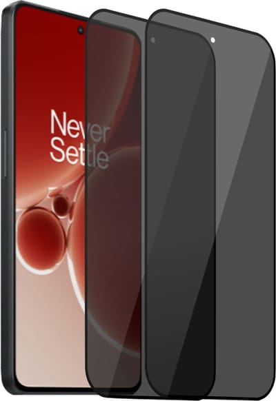 2x Privacy Screenprotector geschikt voor OnePlus Nord 3 - Privé Beschermglas- Privacy GuardCover