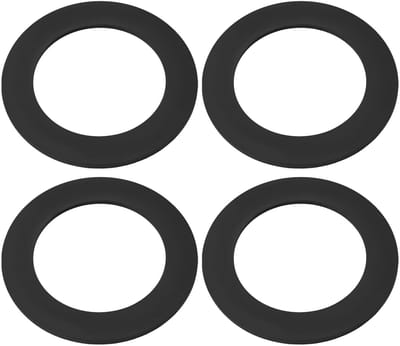 Dailygoods- Olievuller Cap Rubber Afdichtingsringen - 4 Stuks - Compatibel met Land Rover Defender/Discovery TDi - Afmetingen 57,8x38,5x2 mm - Duurzaam Rubber - OEM: ERC8049 - Afdichtingsring