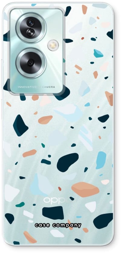 Case Company® - Hoesje geschikt voor Oppo A79 hoesje - Terrazzo N°13 - Soft Cover Telefoonhoesje - Bescherming aan alle Kanten en Schermrand