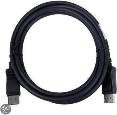 HP DisplayPort Cable, 2m, 2 m, Display Port, Zwart, Mannelijk/Mannelijk