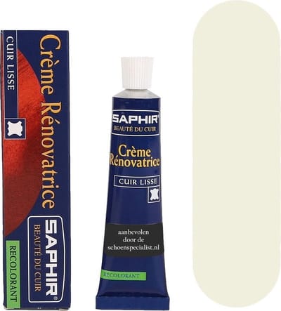 Saphir Renovatrice Tube Extra Dekkende Schoenpoets 21 wit