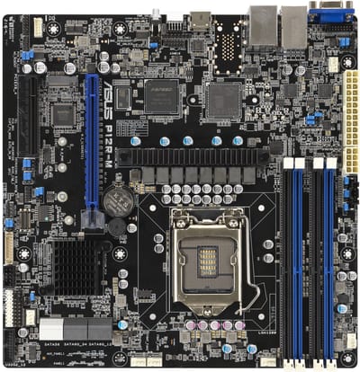ASUS P12R-M Moederbord - Intel C252 - Intel LGA1200 - DDR4 RAM - ATX
