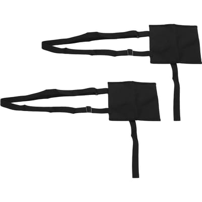 2 pièces Support pour Sac de Drainage d'Urine 1000ml Collecte Médicale Housse de Sac de Drainage d'Urine d'Urostomie black
