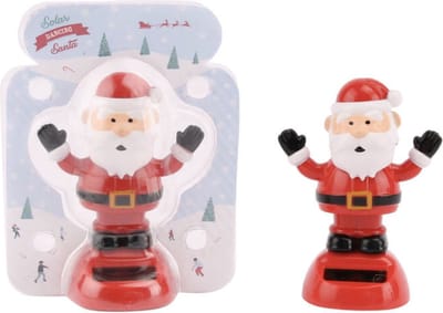 CGB GIFTWARE Christmas Solar Powered Dancing Father Christmas/Santa | Novelty| Dancing | Solar H11xW5xD6cm