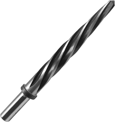 5/8" Spiral Flute Reamer met 1/2" Shank - M2 HSS Bridge/Construction Reamer - Taper Chucking Reamer - Drill Car Maintenance Reamer voor Staal - Legering - Aluminium - Koper - Plastic