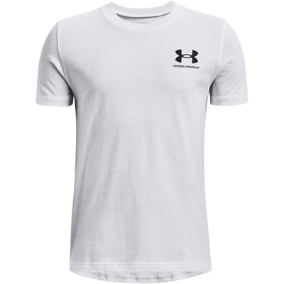 Under Armour Jongens Logo T-shirt met korte mouwen (Wit)