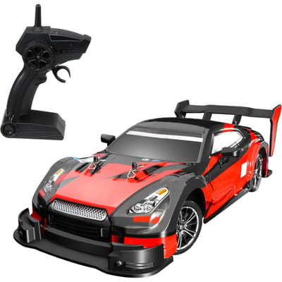 Voiture de dérive RC 1/16 voiture RC 2.4GHz 4WD 40 km/h voiture de course RC haute vitesse cadeau pour enfants RTR rouge