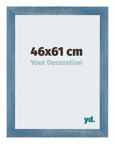 Your Decoration - Fotolijst 46x61 cm - MDF - Helder Blauw Geveegd - Mura