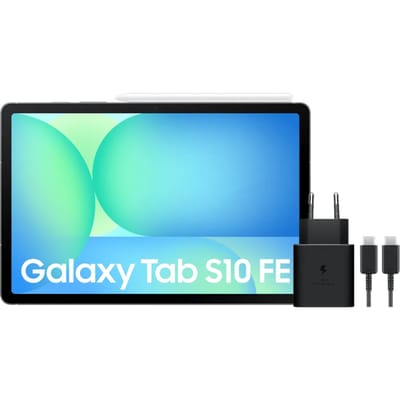 Samsung Galaxy Tab S10 FE 10,9 inch 256GB Wifi en 5G Grijs + Oplaadpakket