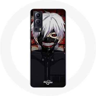 Coque Vivo Y72 Tokyo Ghoul Kaneki Ken Masque Japonais Anime