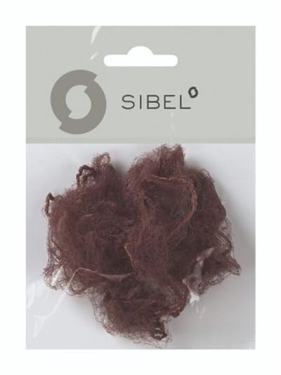 Sibel Nylon haarnetje donkerbruin 2st