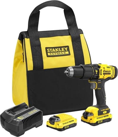 Stanley Gereedschap - 18V ACCU-klopboor-/schroefmachine, 2x accu 1,5 Ah, Li-Ion, lader SFMCD711C2S-QW
