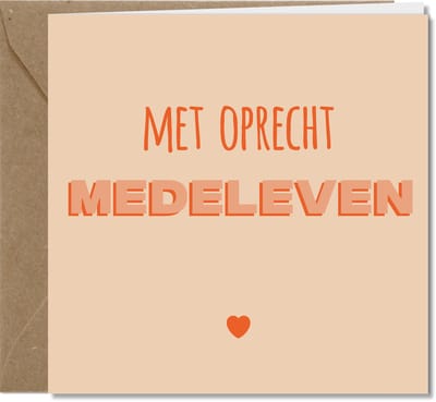 Tallies Cards - met oprecht Medeleven - happy colors